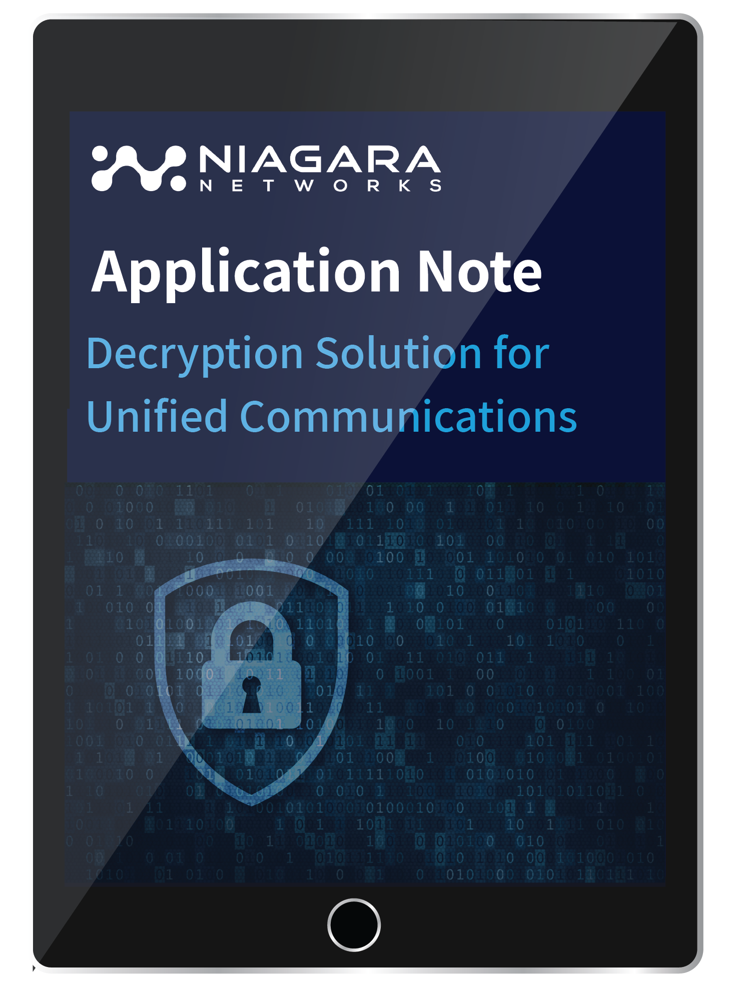 Application note decryption solution for unified communications